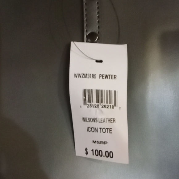 NWT Wilson's Leather Tote/RED!!! - Picture 4 of 8